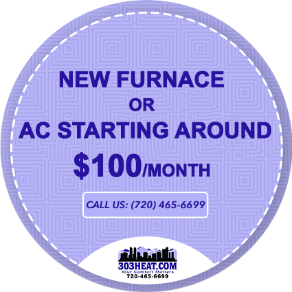 new furnance or ac $100 month
